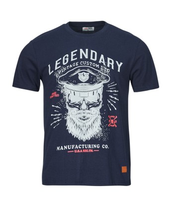 T-shirt hommes Yurban ACRUX Bleu