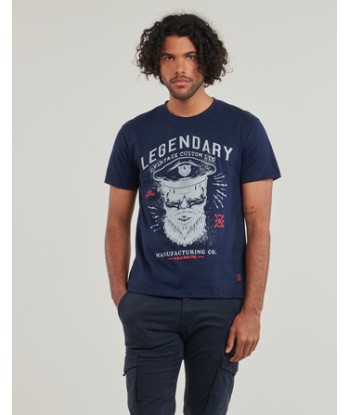 T-shirt hommes Yurban ACRUX Bleu