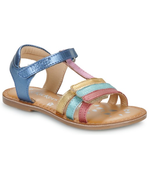 Sandales enfant filles Kickers DIAMANTO Bleu