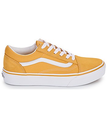 Baskets basses enfant filles Vans OLD SKOOL PLATFORM Jaune