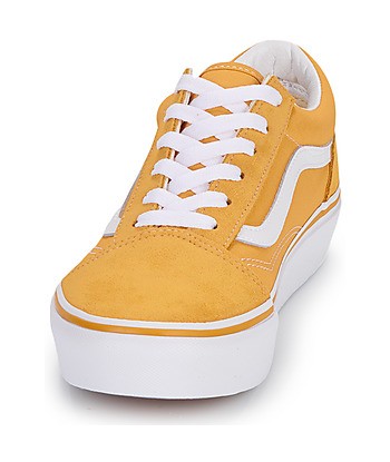 Baskets basses enfant filles Vans OLD SKOOL PLATFORM Jaune