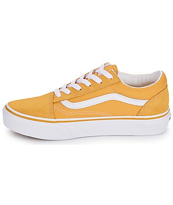 Baskets basses enfant filles Vans OLD SKOOL PLATFORM Jaune