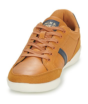 Baskets basses hommes Jack & Jones JFW ANDREW PU Marron