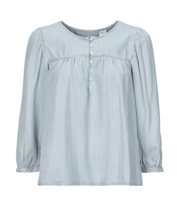 Chemise femmes Levis HALSEY 3/4 SLV BLOUSE Bleu