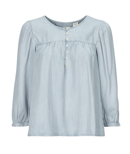 Chemise femmes Levis HALSEY 3/4 SLV BLOUSE Bleu