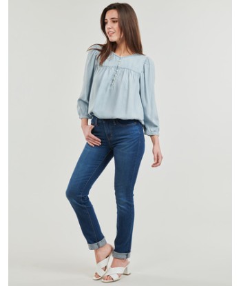 Chemise femmes Levis HALSEY 3/4 SLV BLOUSE Bleu