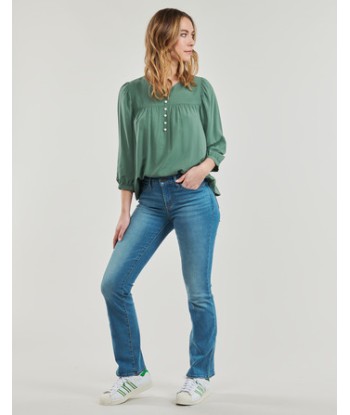 Chemise femmes Levis HALSEY 3/4 SLV BLOUSE Vert