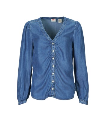 Chemise femmes Levis ZENDA LS BLOUSE Bleu