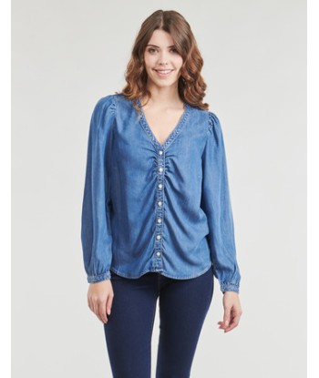 Chemise femmes Levis ZENDA LS BLOUSE Bleu