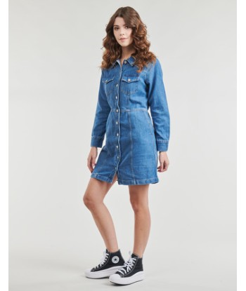 Robe courte femmes Levis FLYNN WESTERN CORE DRESS Bleu