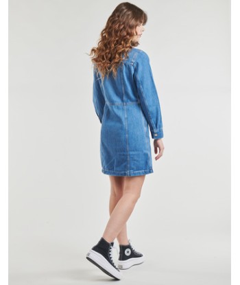 Robe courte femmes Levis FLYNN WESTERN CORE DRESS Bleu