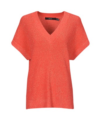 T-shirt femmes Vero Moda VMNEWLEXSUN  Rouge