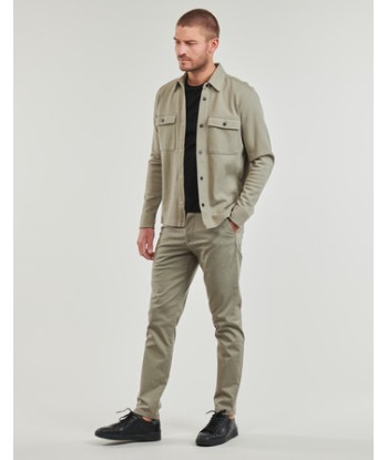 Chinots hommes Selected SLHSLIM-NEW MILES 175 FLEX CHINO Vert