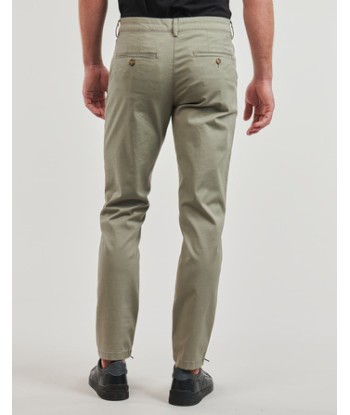 Chinots hommes Selected SLHSLIM-NEW MILES 175 FLEX CHINO Vert