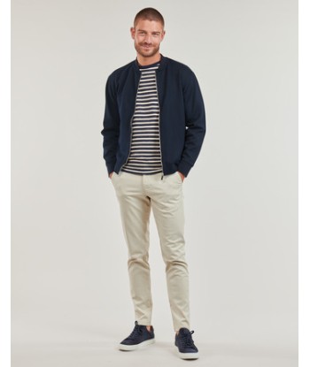 Chinots hommes Selected SLHSLIM-NEW MILES 175 FLEX CHINO Beige