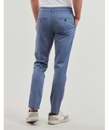 Chinots hommes Selected SLHSLIM-NEW MILES 175 FLEX CHINO Bleu