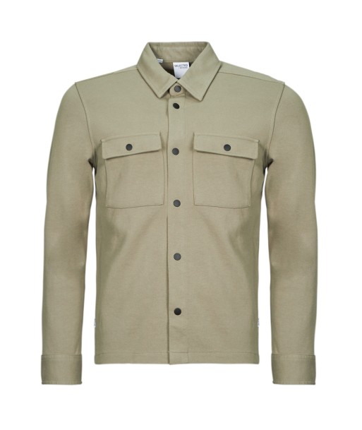 Blouson hommes Selected SLHJACKIE SWEAT JACKET Vert