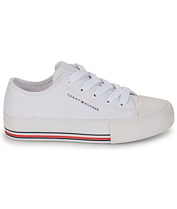 Baskets basses enfant filles Tommy Hilfiger BEVERLY Blanc