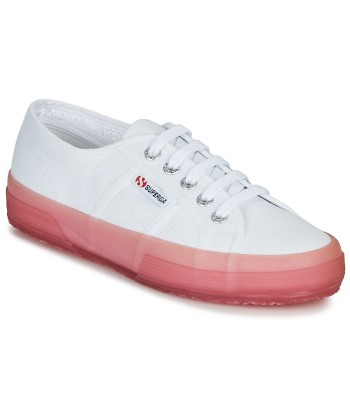 Baskets basses femmes Superga 2750-JELLYGUM COTU Blanc