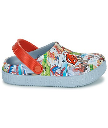 Sabots enfant garcons Crocs Avengers Off Court Clog K Gris