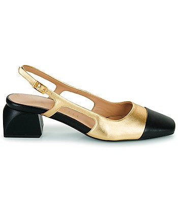 Chaussures escarpins femmes Fericelli LEA Doré