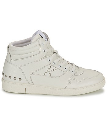 Baskets basses femmes Ikks BX80045-01-BLANC Blanc