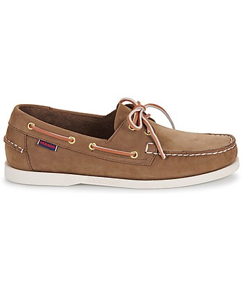 Chaussures bateau hommes Sebago PORTLAND NUBUCK Marron