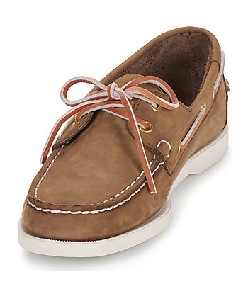 Chaussures bateau hommes Sebago PORTLAND NUBUCK Marron