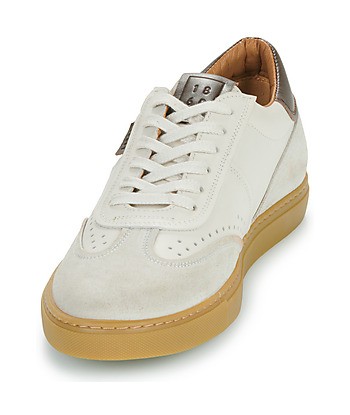 Baskets basses hommes Pellet GABRIEL Blanc