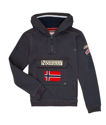 Sweat-shirt enfant garcons Geographical Norway GYMCLASS Gris