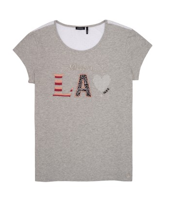 T-shirt enfant filles Ikks LILOUSH Gris