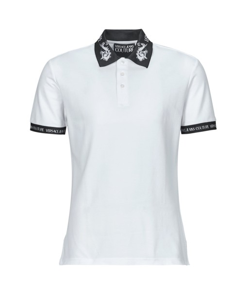 Polo hommes Versace Jeans Couture 76GAGT00 Blanc