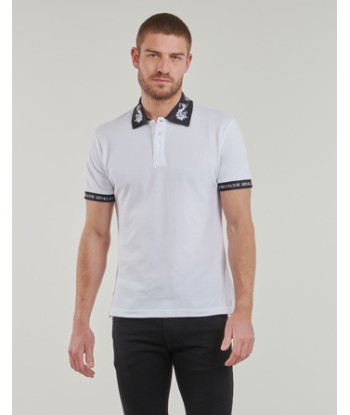 Polo hommes Versace Jeans Couture 76GAGT00 Blanc