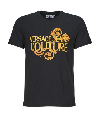 T-shirt hommes Versace Jeans Couture 76GAHG00 Noir