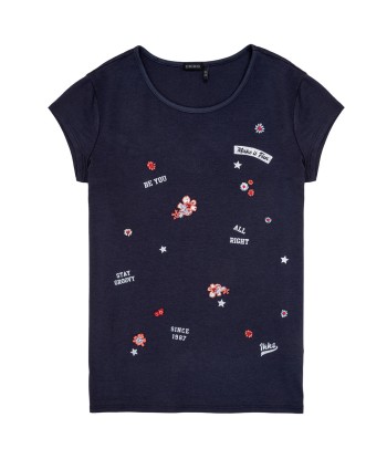 T-shirt enfant filles Ikks POSTALE Bleu