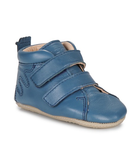 Baskets montantes enfant garcons Easy Peasy MY PRE-KINY VELCRO Bleu