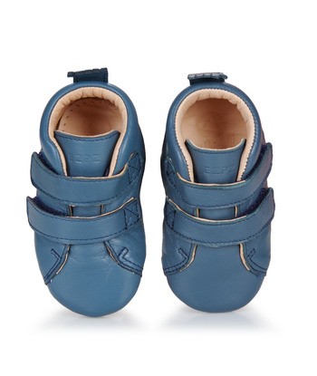 Baskets montantes enfant garcons Easy Peasy MY PRE-KINY VELCRO Bleu