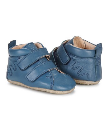 Baskets montantes enfant garcons Easy Peasy MY PRE-KINY VELCRO Bleu