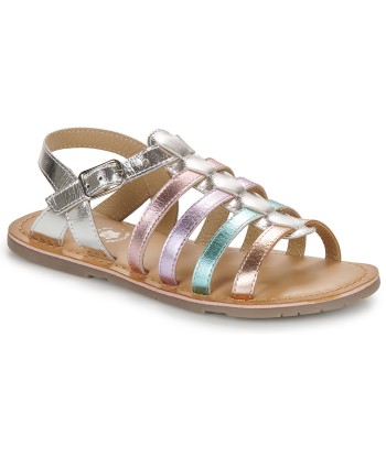 Sandales enfant filles Minibel BERGAMOTTE Argenté