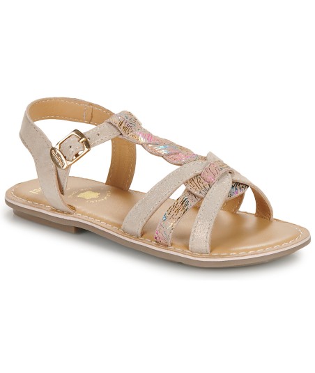 Sandales enfant filles Minibel ILLET Doré