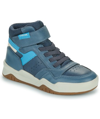Baskets montantes enfant garcons Geox J PERTH BOY Bleu