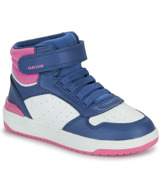 Baskets montantes enfant filles Geox J WASHIBA GIRL Bleu