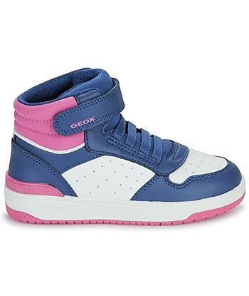Baskets montantes enfant filles Geox J WASHIBA GIRL Bleu