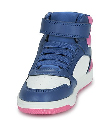 Baskets montantes enfant filles Geox J WASHIBA GIRL Bleu