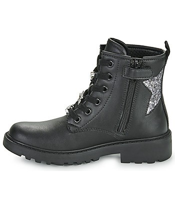 Boots enfant filles Geox J CASEY GIRL Noir