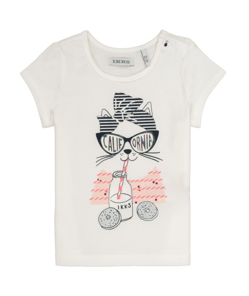 T-shirt enfant filles Ikks MEOLIA Blanc
