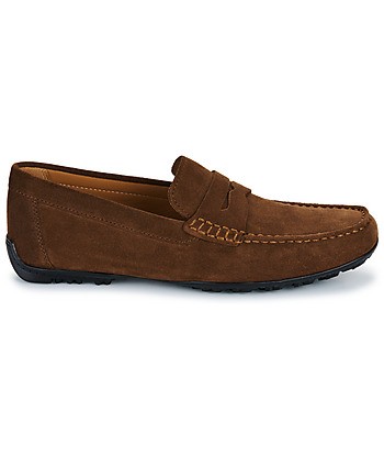 Mocassins hommes Geox U KOSMOPOLIS + GRIP Marron