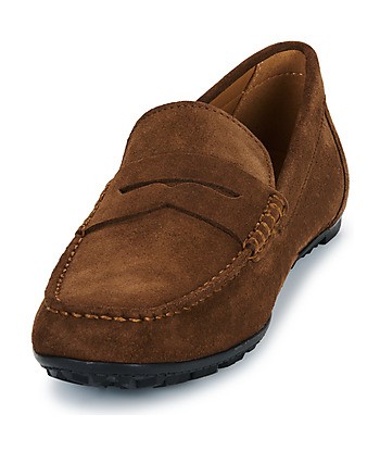 Mocassins hommes Geox U KOSMOPOLIS + GRIP Marron