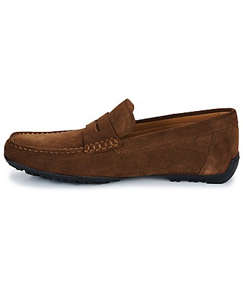Mocassins hommes Geox U KOSMOPOLIS + GRIP Marron