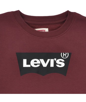 Sweat-shirt enfant garcons Levis LVB BATWING CREWNECK Bordeaux